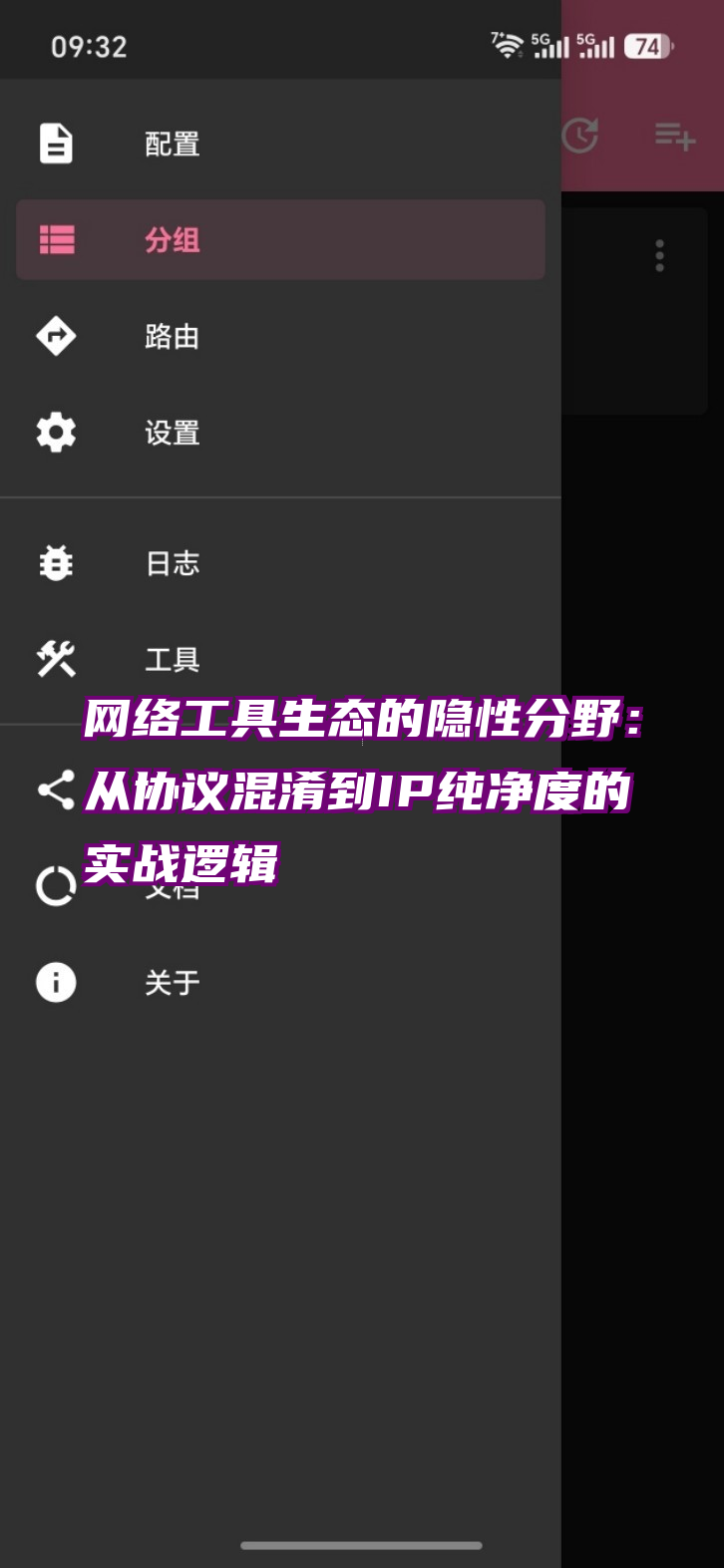 网络工具生态的隐性分野：从协议混淆到IP纯净度的实战逻辑